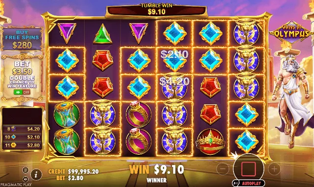 Gates of Olympus slot screenshot - IBet